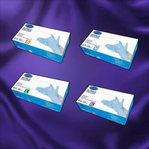 Disposable Nitrile Powder Free Gloves (Blue)